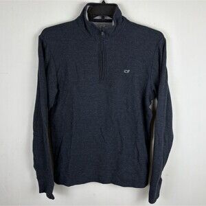 Men’s Vineyard Vines 1/4 Zip Shirt / Pullover / 100% Pima Cotton / Grey / Small